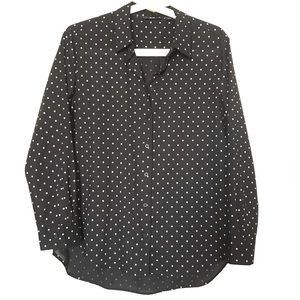 NWOT UNIQLO polka dot shirt